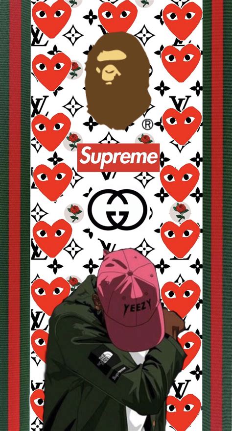 louis vuitton supreme bape gucci wallpaper|supreme louis vuitton wallpaper.